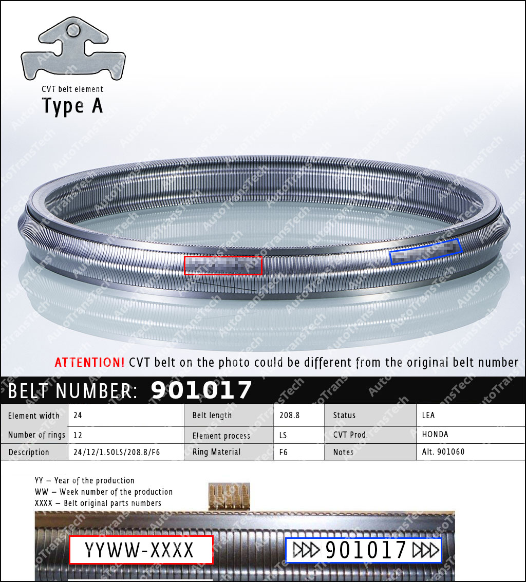Ремень CVT 901017