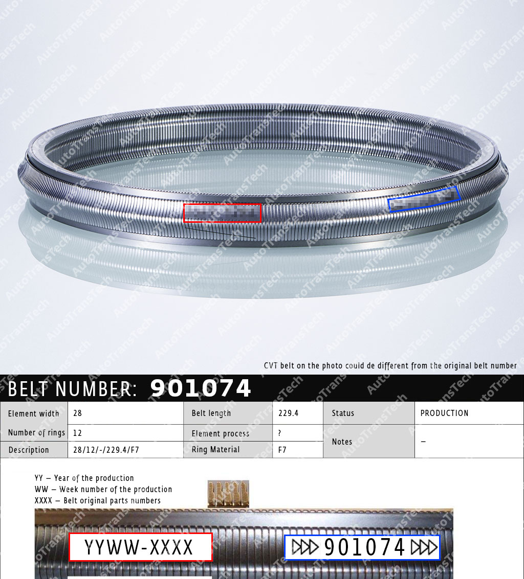 Ремень CVT 901074