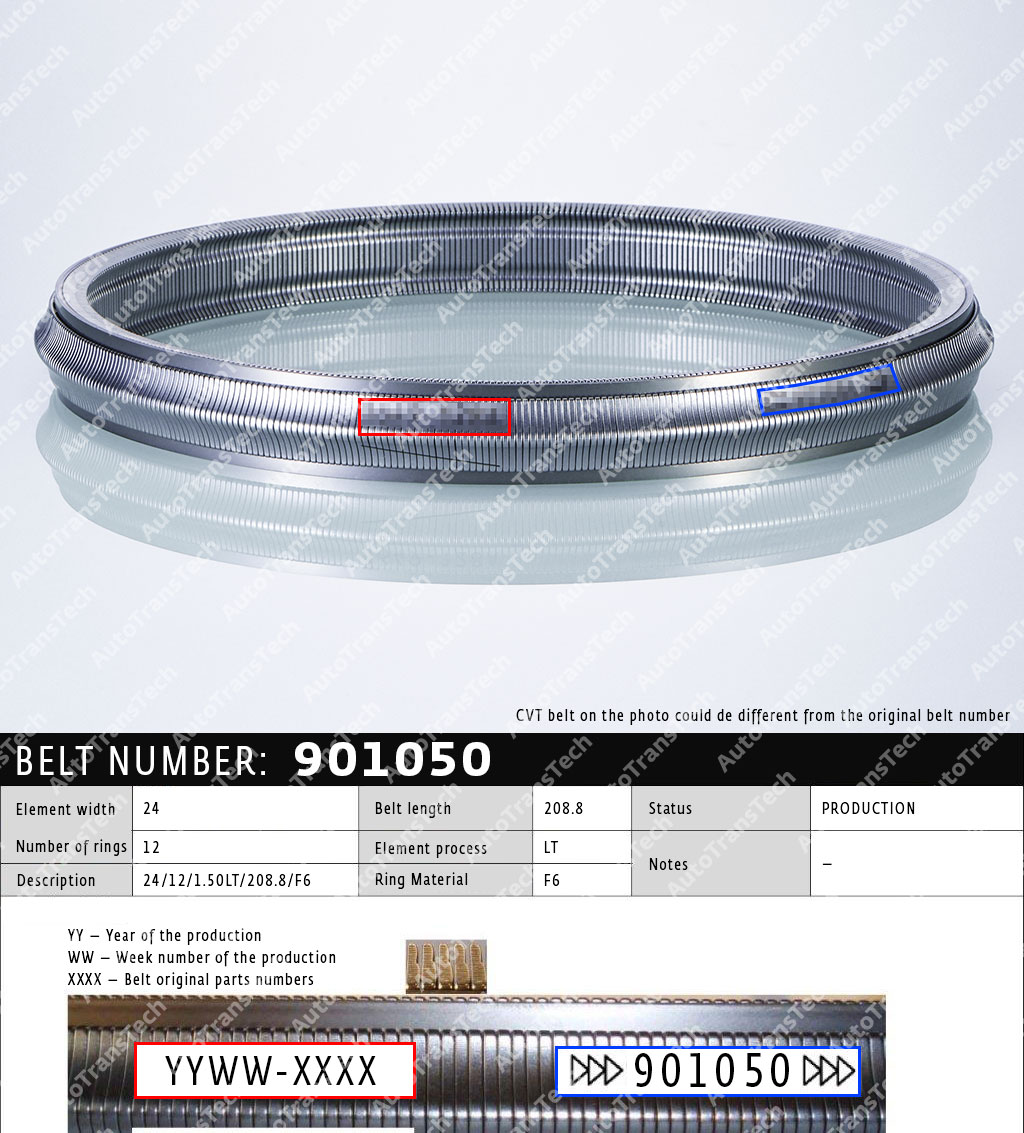 Ремень CVT 901050