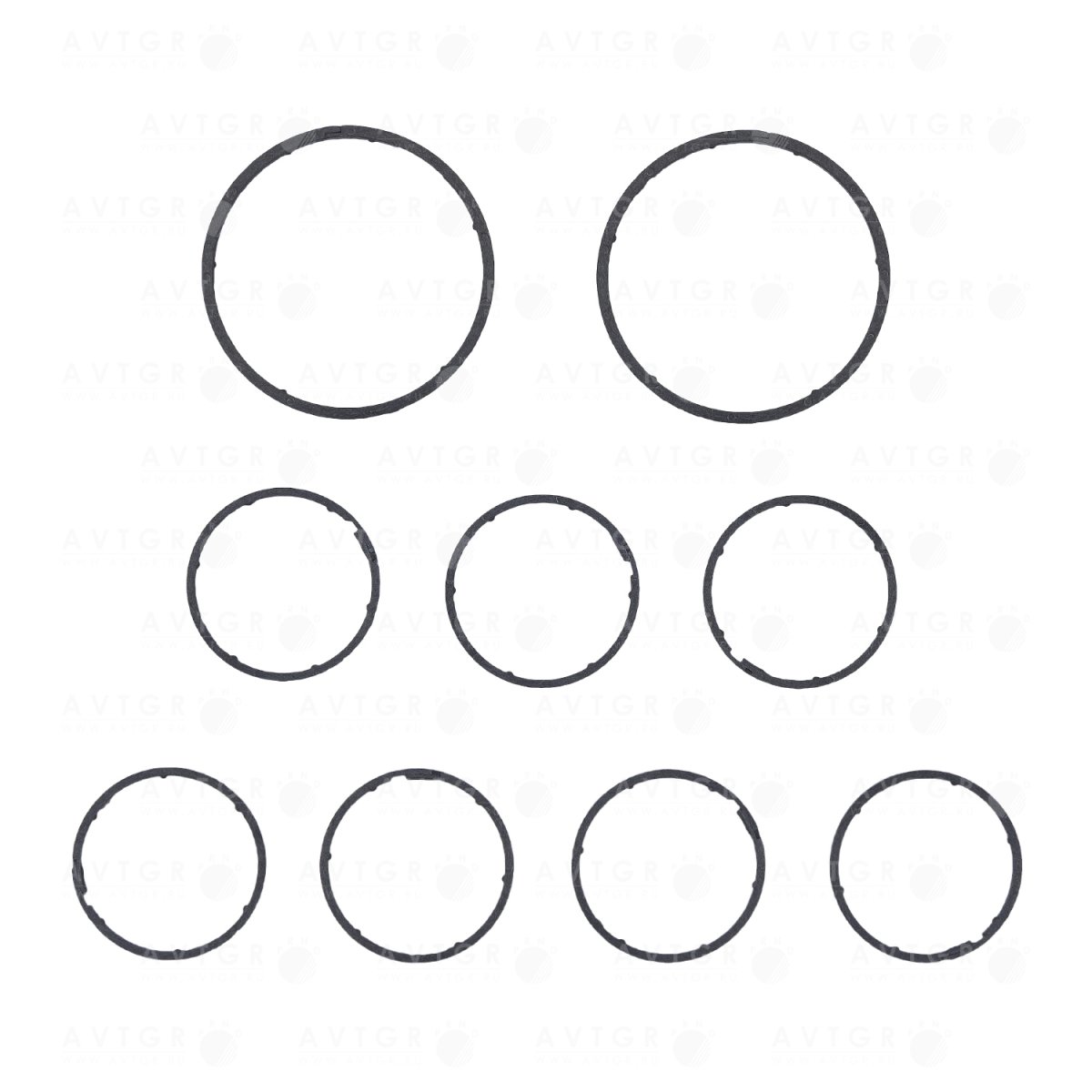 Комплект тефлоновых колец 3573
