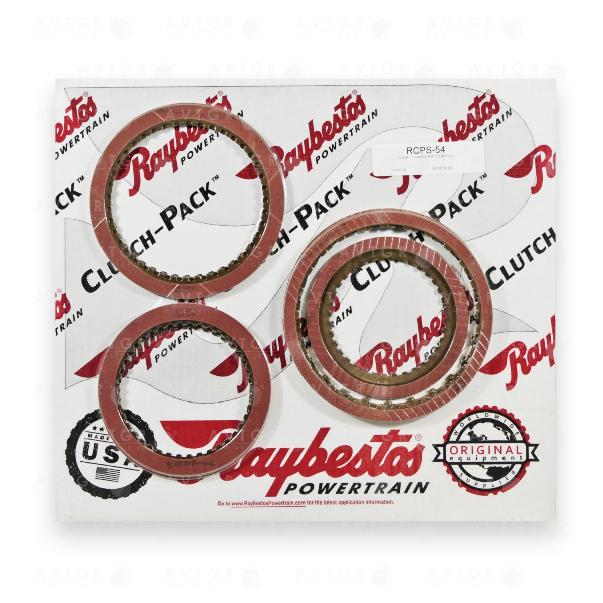 Комплект фрикционных дисков RCPS-54