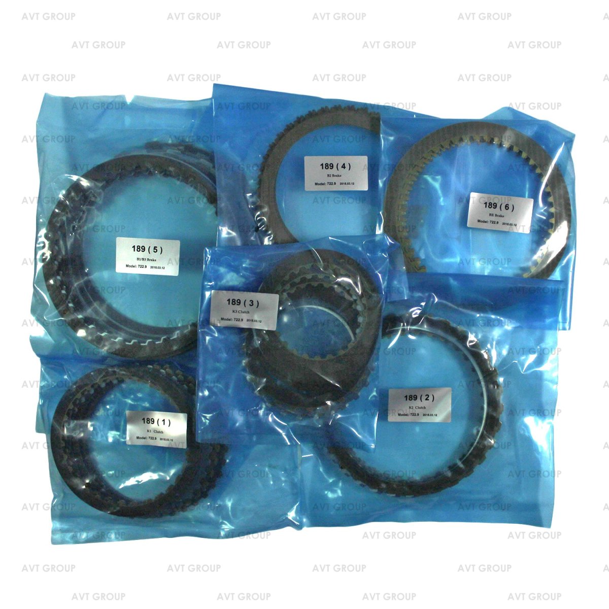 Комплект фрикционных дисков 288119A