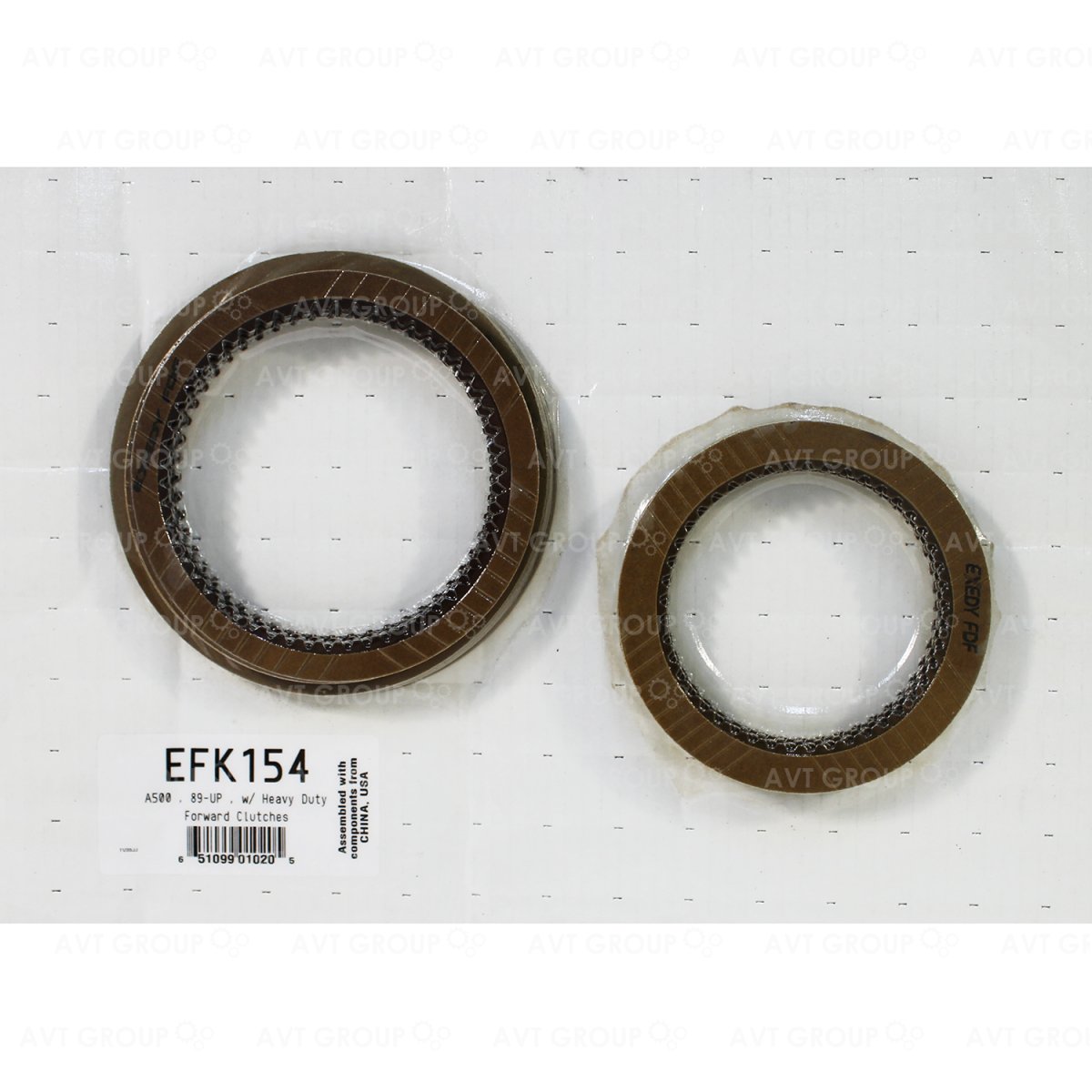 Комплект фрикционных дисков EFK154