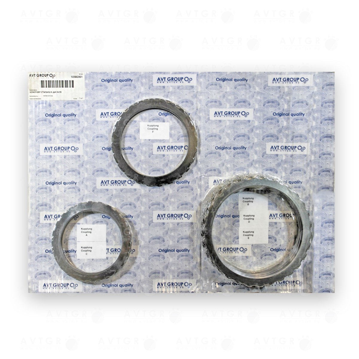 Комплект стальных дисков 10582001