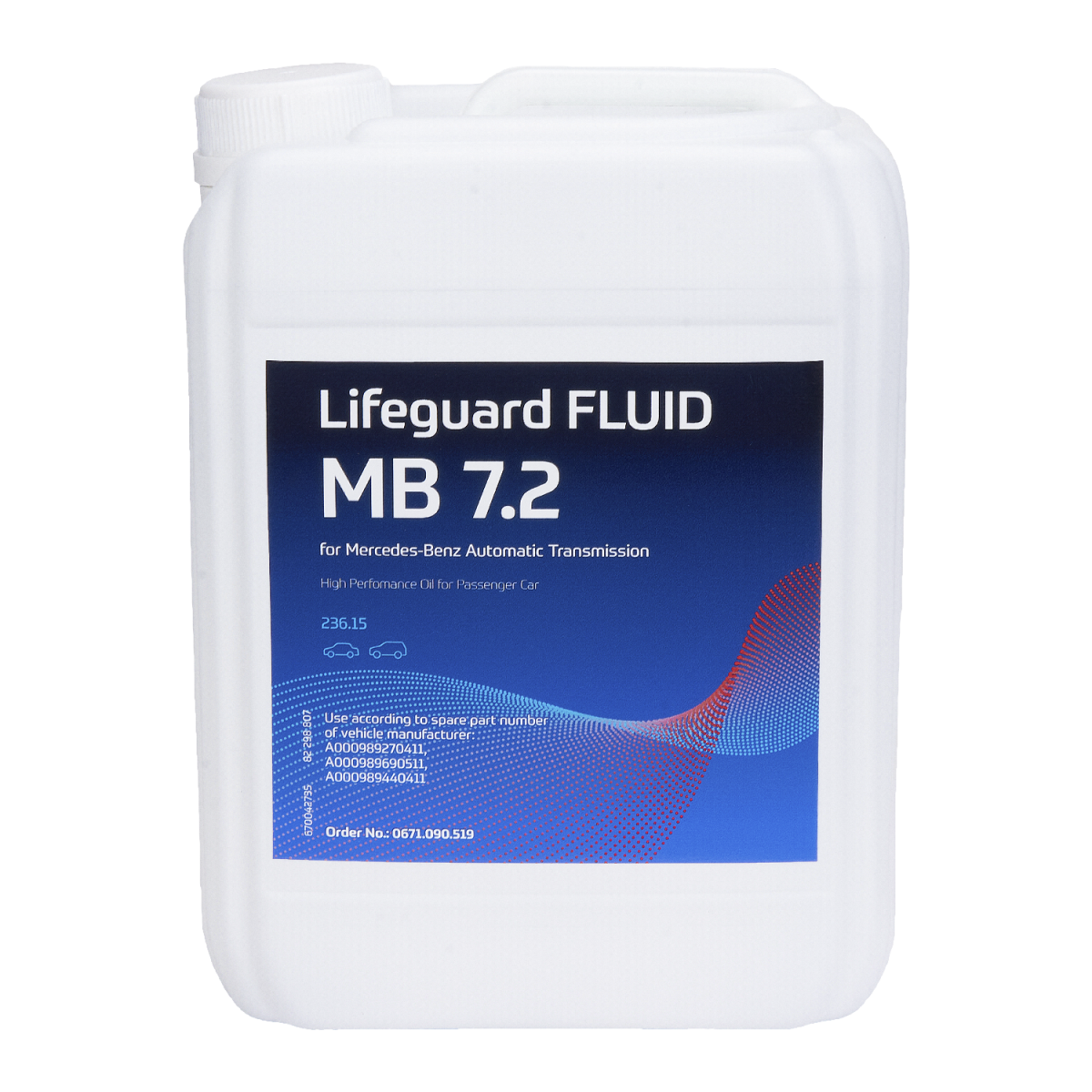 Масло акпп mb 236.15 0671090519