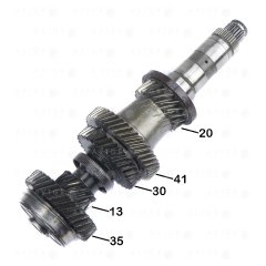 Вал входной 14027032-02